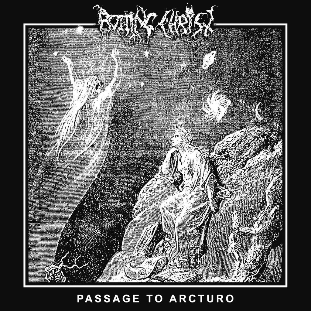 Rotting Christ - Passage To Arcturo - Crystal clear & white marbled