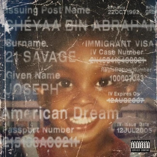 [0196588202810] 21 Savage - American Dream