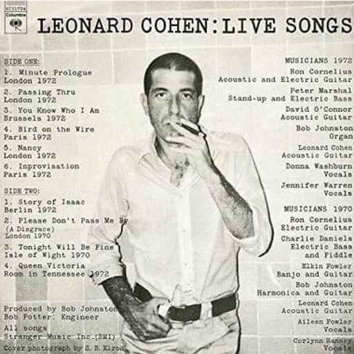 [0889854353414] Leonard Cohen - Live Songs